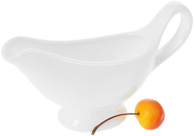 White Sauce Boat 6 Oz | 170 Ml