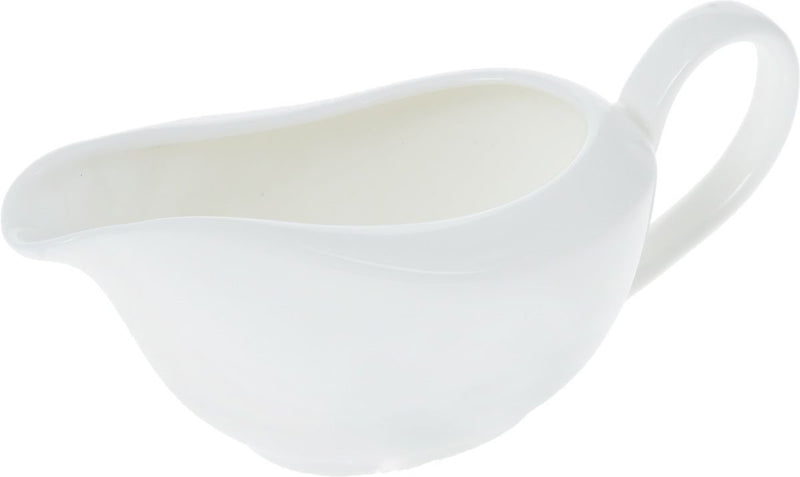 Set Of 6 White Sauce Boat 3 Oz | 100 Ml