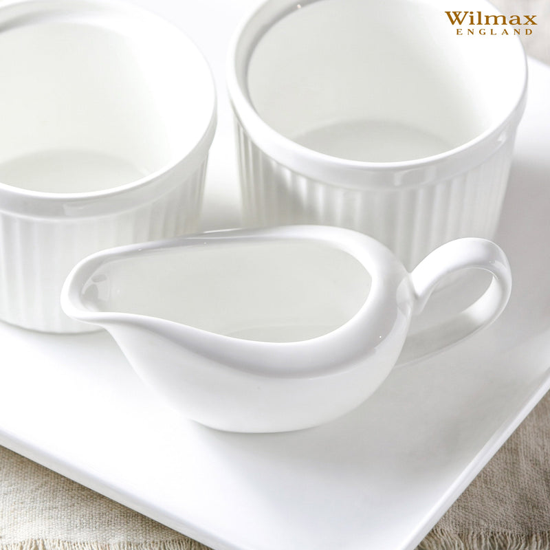 White Sauce Boat 3 Oz | 100 Ml