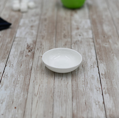 A Mignardises (Petit Four) Serving Set With Bamboo Long Tray And Porcelain Dishes To Match