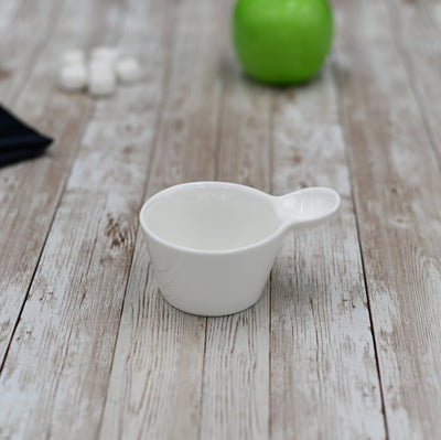 Fine Porcelain Snack/Dessert Dish 4" X 3" X 1.5" | 10 X 7 X 4 Cm 3 Fl Oz | 100 Ml WL-996104/A