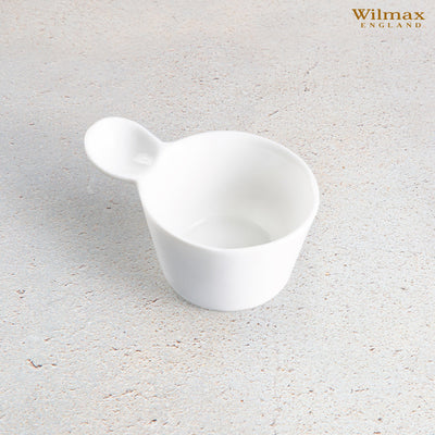 White Snack/Dessert Dish 4" inch X 3" inch X 1.5" inch | 3 Fl Oz