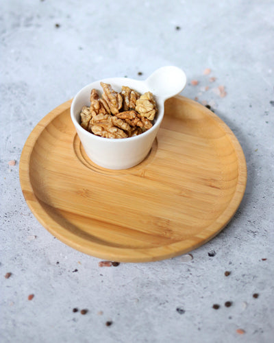 White Snack/Dessert Dish 4" inch X 3" inch X 1.5" inch | 3 Fl Oz