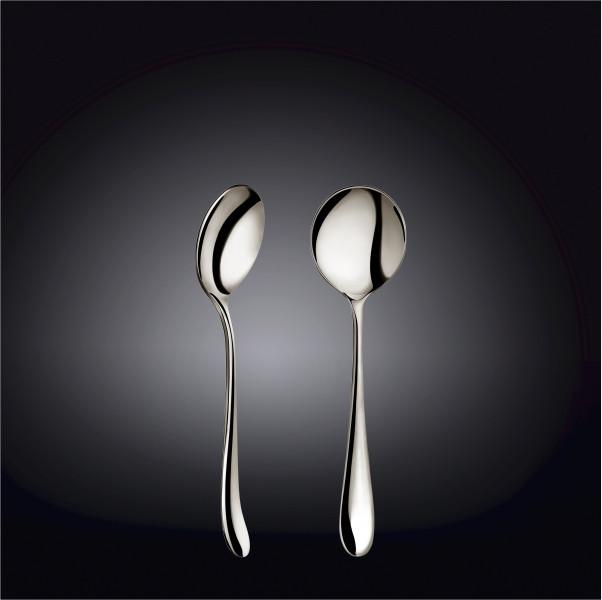 High Polish Stainless Steel Soup Spoon 7" | 18 Cm White Box Packing WL-999120/A