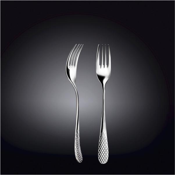 Set Of 12 Dinner Fork 8" inch | 20 Cm In White Box