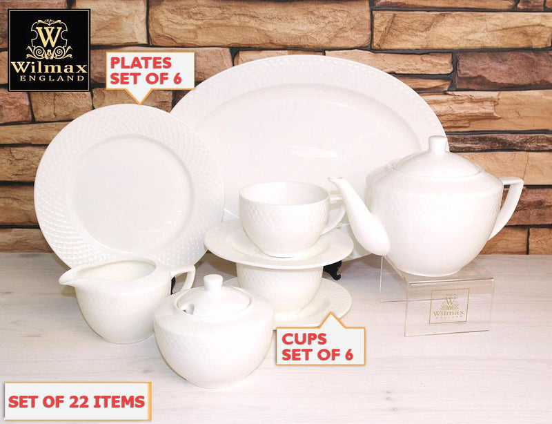 Julia Fine Dinning 22 Piece Entertaining Set For 6 WL-555006