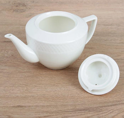 White Teapot 30 Oz | 900 Ml In Gift Box