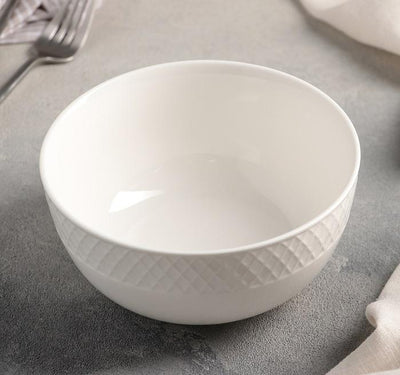 White Bowl 6.5" inch | 16 Cm 31 Fl Oz | 930 Ml