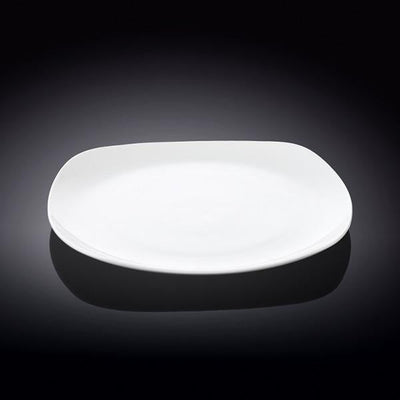 Set Of 6 White Dessert Plate 7.75" inch X 7.75" inch | 19.5 X 19.5 Cm