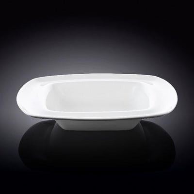 White Deep Plate 8.5" inch X 8.5" inch | 10 Fl Oz |