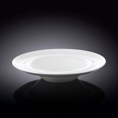 Set Of 3 White Deep Soup Plate 9" inch | 10 Fl Oz |