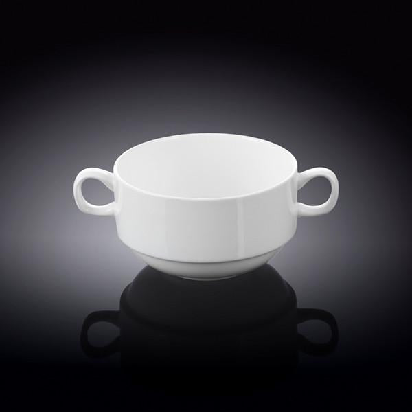 Set Of 4 White Soup Cup 4" inch | 10 Cm 10 Fl Oz | 300 Ml