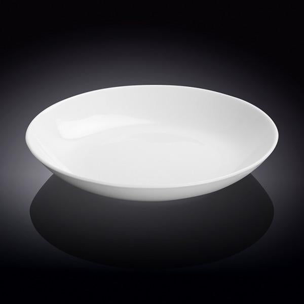 Set Of 3 White Round Deep Plate 10" inch | 25.5 Cm