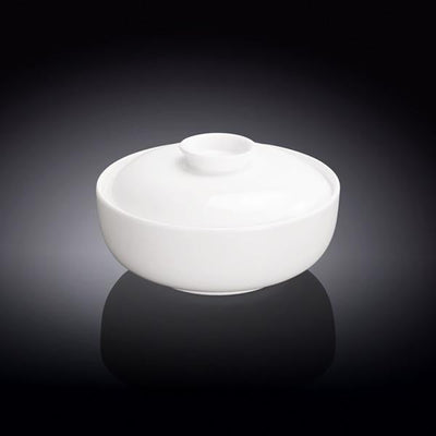 Fine Porcelain 5" | 12.5 Cm 11 Fl Oz | 320 Ml Soup Cup With Lid WL-991137/A - NYStep