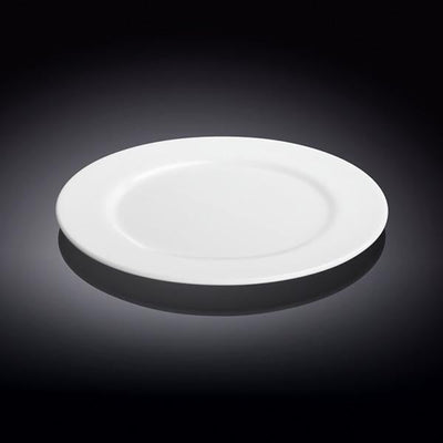 Professional Rolled Rim White Dessert Plate 8" inch | 20 Cm