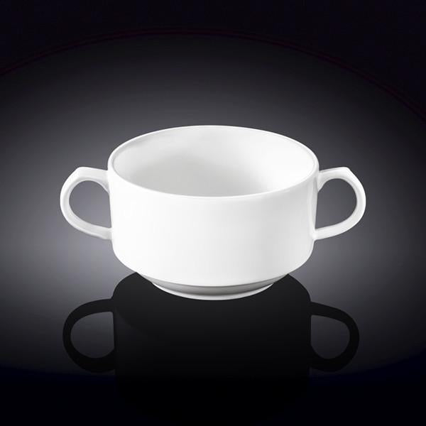 Set Of 4 White Soup Cup 4" inch | 10.5 cm 12 Fl Oz | 350 Ml