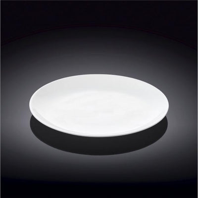 Set Of 12 White Dessert Plate 7" inch | 18 Cm