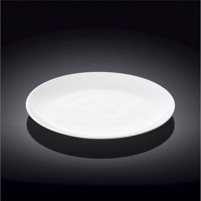 Set Of 6 White Dessert Plate 8" inch | 20 Cm