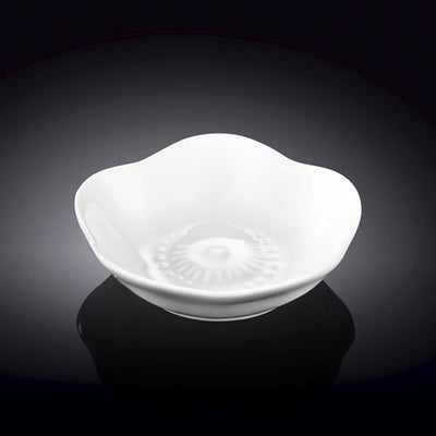 Set Of 12 White Dish 3" inch | 7.5 Cm