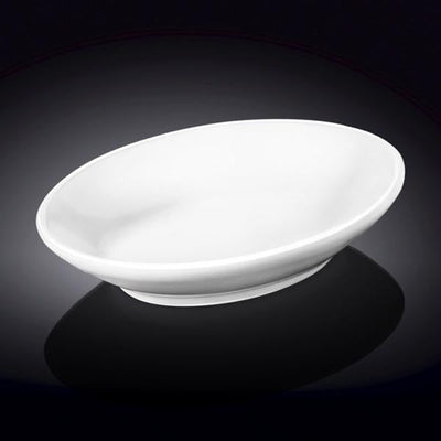 White Snack / Sauce Snack Dish 3.5" inch X 2.5" inch |