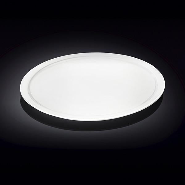 Set Of 3 White Personal Pizza Plate 14" inch | 35.5 Cm