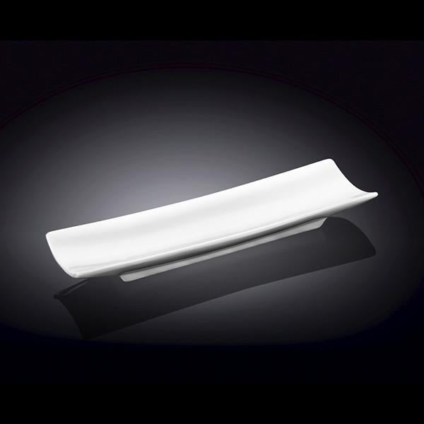 Set Of 6 White Celery Tray / Dish 11" inch X 3" inch | 28 X 8 Cm