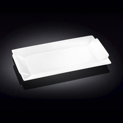 White Rectangular Platter 9.5" inch X 5" inch| 24 X 12 Cm