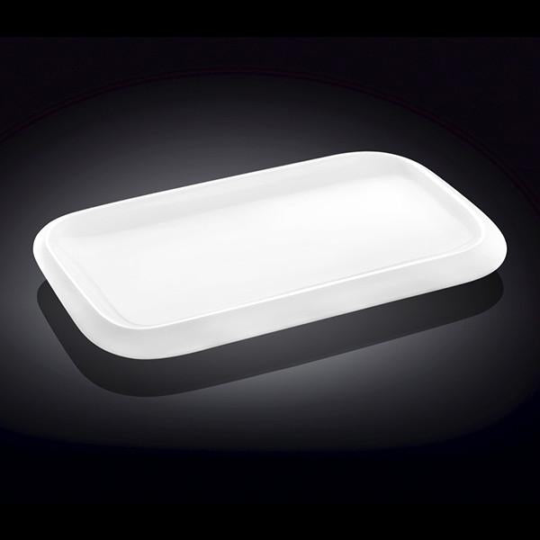 Set Of 3 White Rectangle Dish 12" inch X 7" inch | 30 X 18 Cm