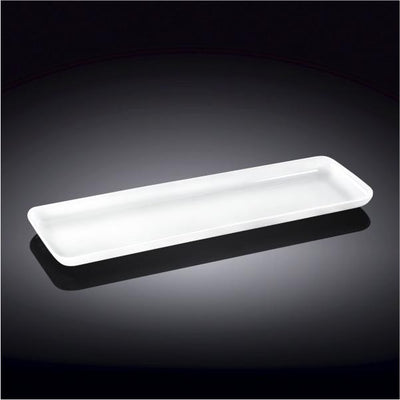 White Rectangle Dish 16.25" inch X 6" inch | 41.5 X 15.5 Cm