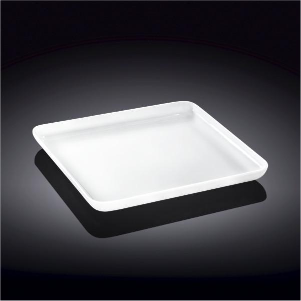 Set Of 6 White Square Dish 8.5" inch X 8.5" inch | 22 X 22 Cm