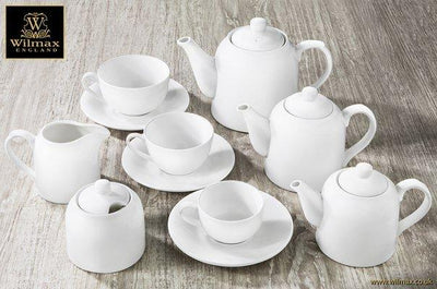 Set Of 6 White Tea Cup 8 Oz | 250 Ml