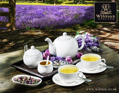 Set Of 6 White Tea Cup 8 Oz | 250 Ml