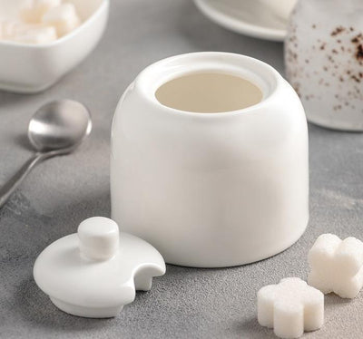 White Sugar Bowl 9 Oz | 280 Ml