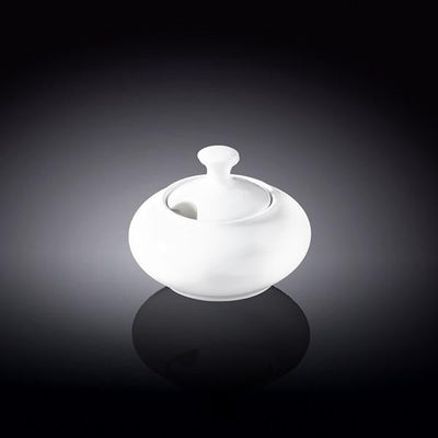 Set Of 6 White Sugar Bowl 8 Oz | 250 Ml