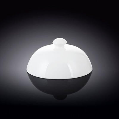 Set Of 6 White Lid For Main Course 5" inch | 12.5 Cm