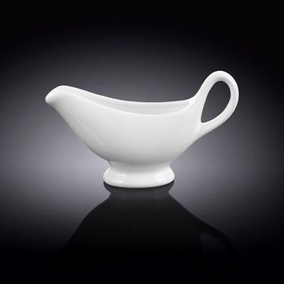 White Sauce Boat 6 Oz | 170 Ml