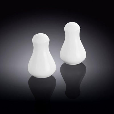 White Salt & Pepper Set