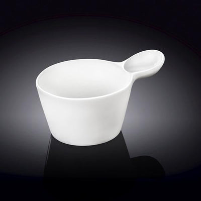 Set Of 6 White Snack/Dessert Dish 4" inch X 3" inch X 1.5" inch | 3 Fl Oz