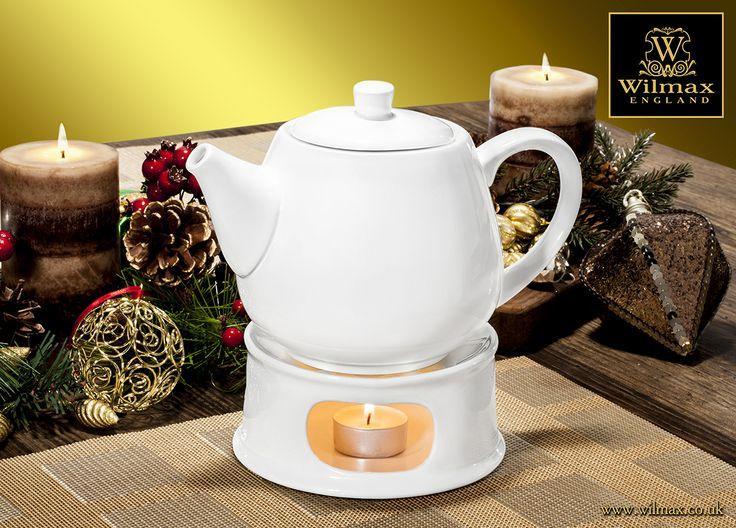 White Teapot 17 Oz | 500 Ml