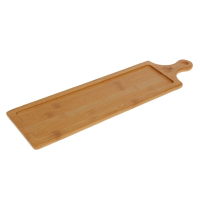 Bamboo Tray 18" inch X 4.75" inch | For Appetizers / Barbecue / Burger Sliders