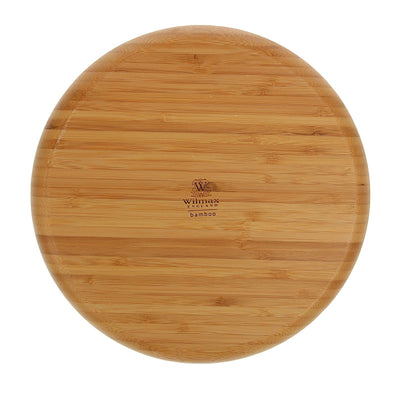 Set Of 3 Bamboo Round Plate 11" inch | For pizza / Barbecue / Steak