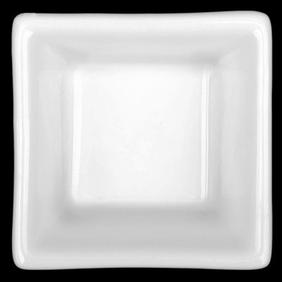 White Square Snack / Sauce Dish 3" inch X 3" inch X 1.25'' | 3 Fl Oz |