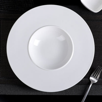 White Deep Plate 11" inch | 28 Cm 9 Fl Oz | 280 Ml