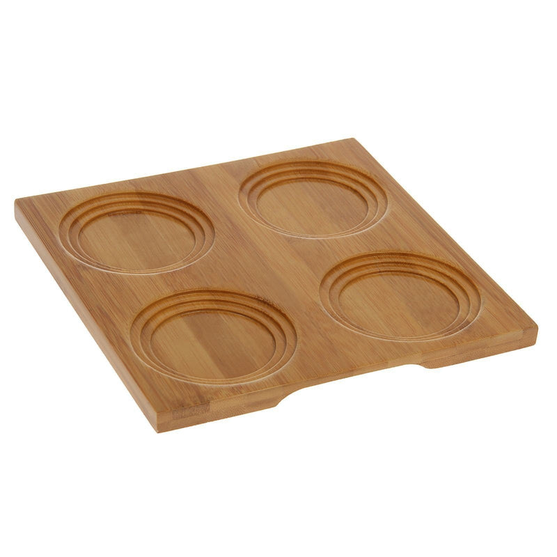 Natural Bamboo Tray 7.75" X 7.75" | 20 X 20 Cm WL-771013/A