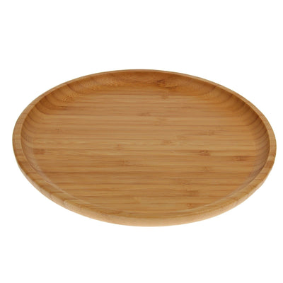 Bamboo Round Plate 10" inch |For pizza / Barbecue / Steak