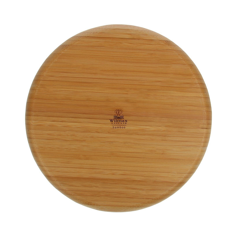 Set Of 3 Bamboo Round Platter 14" inch | For pizza / Barbecue / Steak