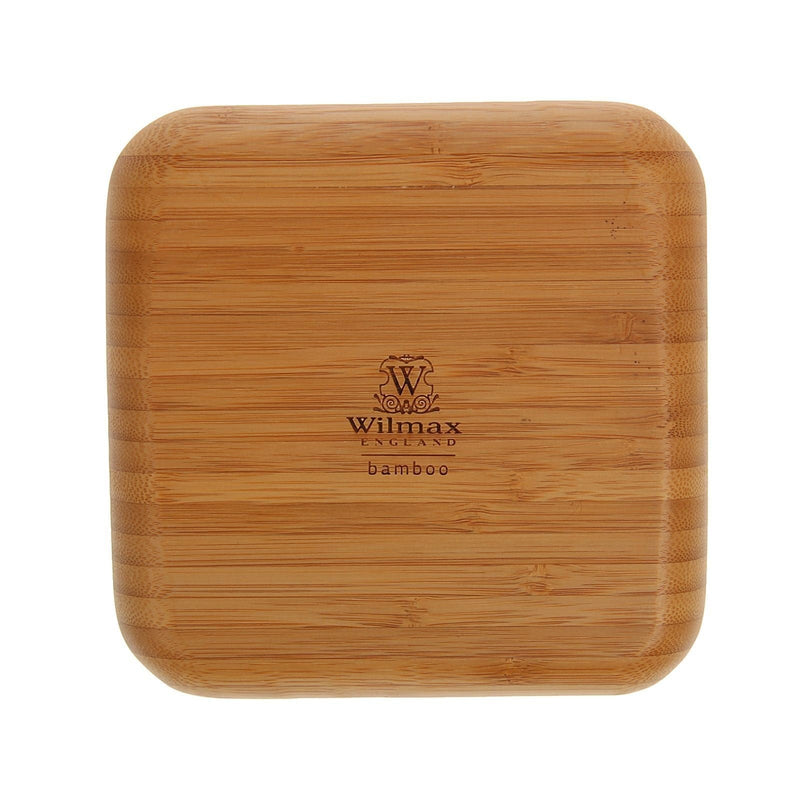 Set Of 6 Bamboo Square Plate 6" inch X 6" inch |For Appetizers