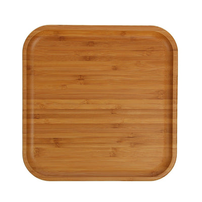 Bamboo Square Plate 11" inch X 11" inch |For Appetizers / Barbecue / Steak