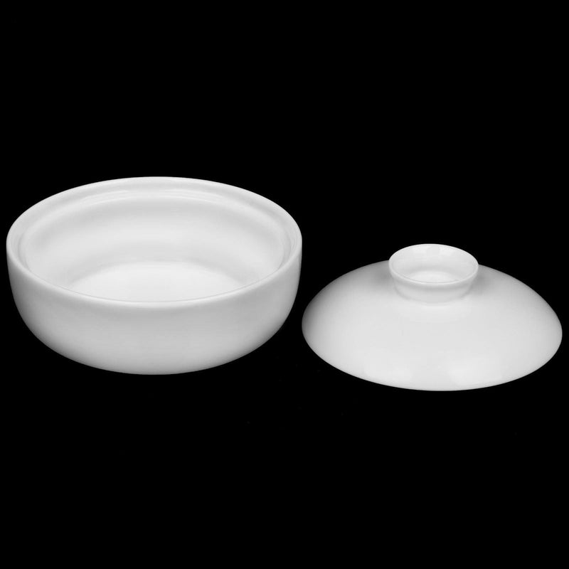 Fine Porcelain 5" | 12.5 Cm 11 Fl Oz | 320 Ml Soup Cup With Lid WL-991137/A - NYStep