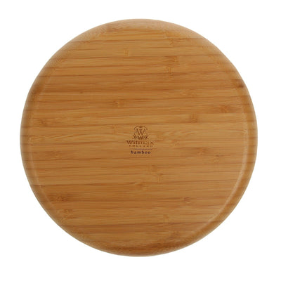 Set Of 3 Bamboo Round Plate 10" inch |For pizza / Barbecue / Steak